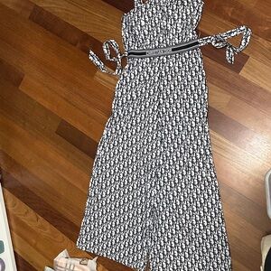 Dior Monogram Black and White Jumpsuit